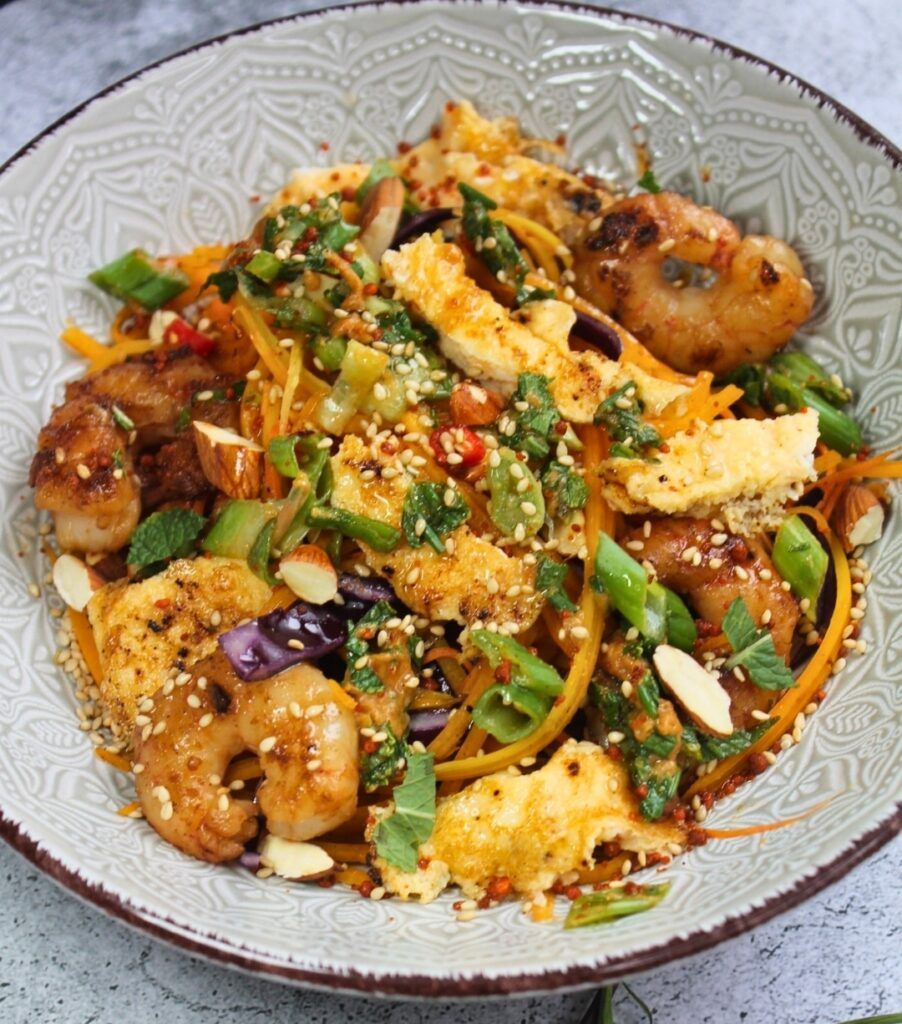 receta menu sibo pad thai de calabaza